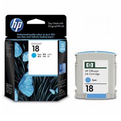 HP 18 Cyan Ink Cartridge